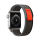 Opaska do smartwatchy Tech-Protect Opaska Nylon do Apple Watch 44/45/46/49 mm black/orange